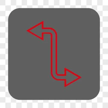 Curved Exchange Arrow Interface Toolbar Button 스톡 일러스트