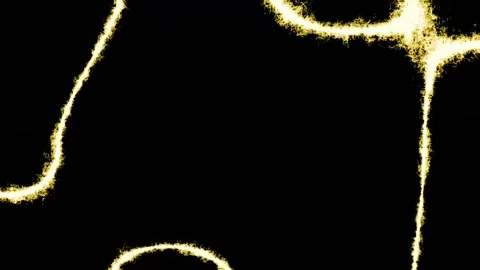 Curved Flash Black Background Night Sky Scene 4k Looping Video stock 314316082