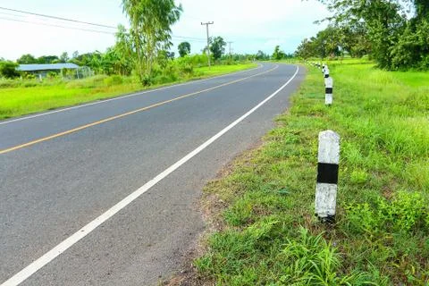 Curved guide. Stock Photos