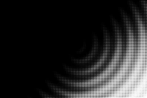 Curved Halftone Dots Abstract Pattern Stock Illustration