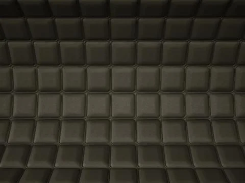 Curved leather pattern with rectangle segments Illustrazione stock