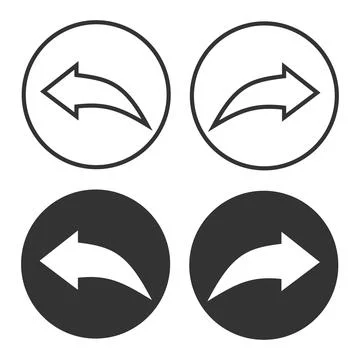 black arrow icon