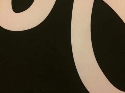 Curved line on black background Stock Photos
