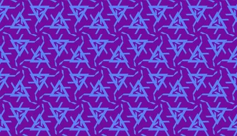 Curved line in triangles style. Vector illustration. Decorative design for Fo Stock Illustration