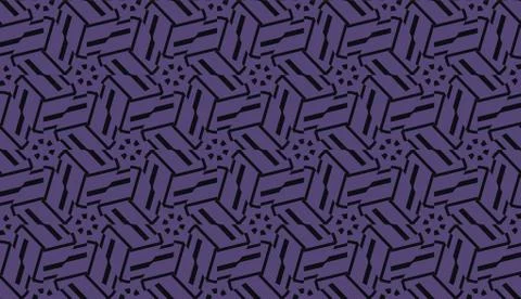 Curved line. Triangular style. Vector illustration. Beautiful bright illustra Stock Illustration