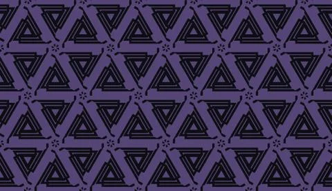 Curved line. Triangular style. Vector illustration. Beautiful bright illustra Stock Illustration