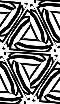 Curved line. Triangular style. Vector illustration. Beautiful bright illustra Illustrazione stock