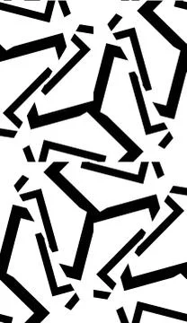 Curved line. Triangular style. Vector illustration. Beautiful bright illustra 스톡 일러스트