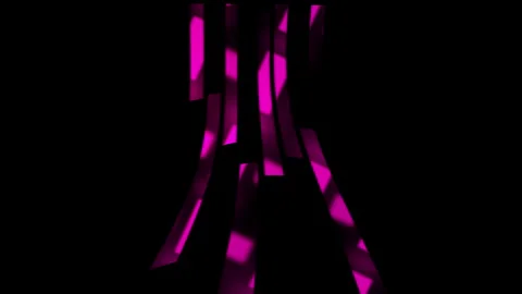 Curved Lines Background Animation | Abstract Wavy Line Motion | Seamless Looping Stockbeeldmateriaal 309982044