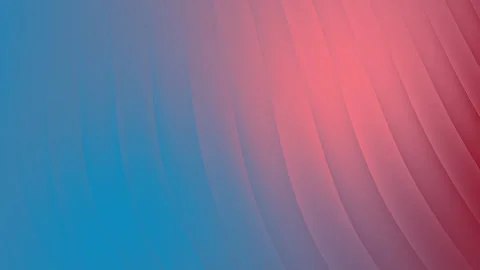 Curved lines blue red gradient background creates dynamic Stock Footage 284357732