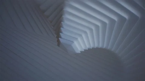 Curved Lines Creating an Abstract Pattern Background Stock Footage 306928070