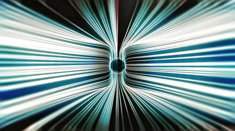 Curved Lines Tunnel Loop Stock-Footage 68024946