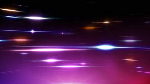 Curved Multicolor Streaks Stock Footage 201828429