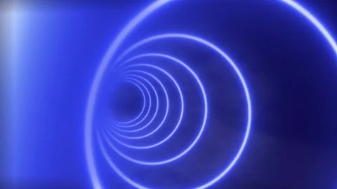 Curved Neon Vídeo Stock 234378764