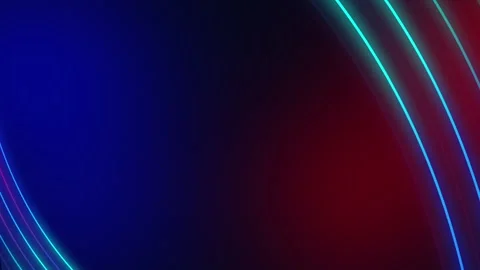 Curved Neon Lines 3 Stock Footage 234299451
