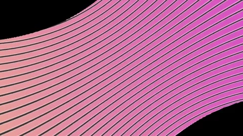 Curved Pastel Gradient Lines Motion Graphic Stock Footage 337533141