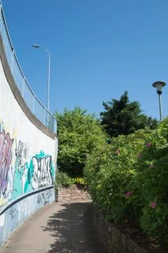 Curved path Stock Photos