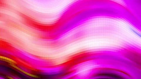 Curved Pixel Equalizer 07 库存影片 251982546