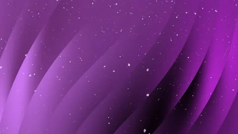 Curved Purple Ribbons with Falling Particles Abstract Animation 動画素材 344011245