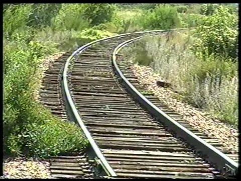 Curved Railway Vídeos de archivo 343636079