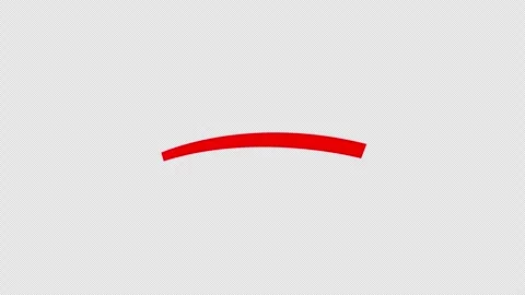 Curved Red line text highlight animation Stock Footage 330454373