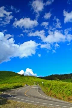 Curved road Stock Photos