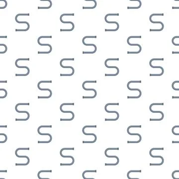 Curved s shaped pipe pattern seamless background Stockillustratie