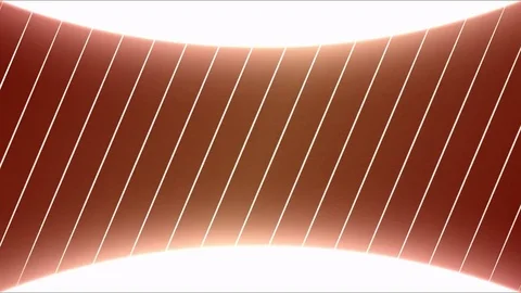 Curved Screen Shaped Background Animation with Lines - Loop Red Stock Footage 82764918