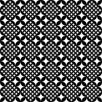 Curved star pattern background - monochrome vector graphic design Illustrazione stock