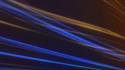 Curved stream of glowing lines and gradients Stock Footage 170304679