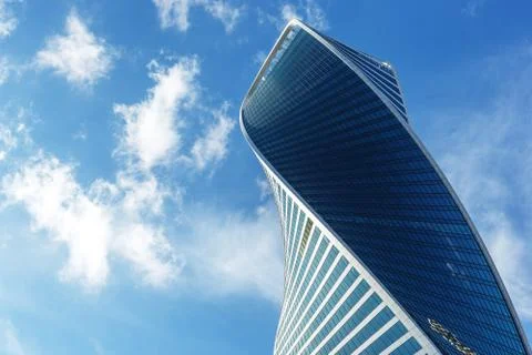 The curved tower Stock Photos