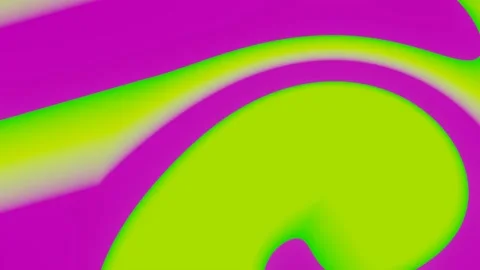 Curved waves converge to one point in a looped video Stock Footage 212040497