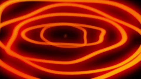 Curved wavy lines tech futuristic motion background. dynamic abstract cercle Stock Footage 272846650