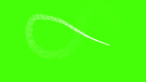  Curved White Stroke Wipe Transition Green Screen Seamless Loop Animation Stock-Footage 341601129