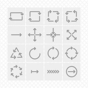 Curves arrow Stock Illustration