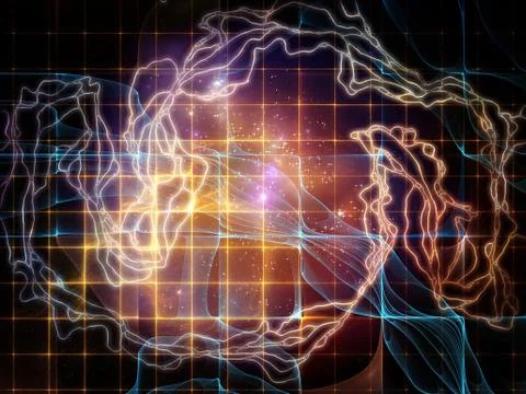 Curves Background Stock Illustration