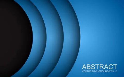 Curves on overlapping space shadow and dimensional modern texture pattern f.. Stock Illustration