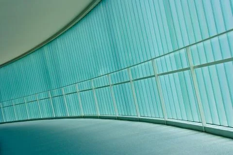 Curving corridor Stock Photos