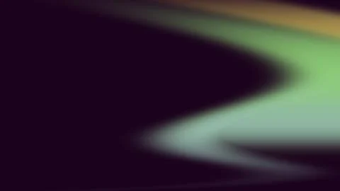 Curving light rays cast a soft neon glow in green and amber across Stock Illustration