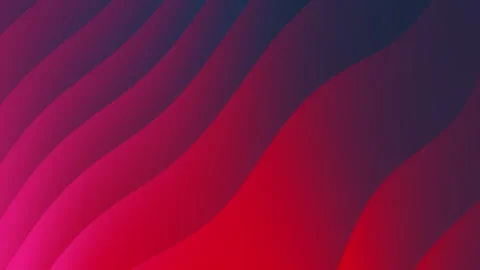 Curving lines on blue and red gradient background Stock Footage 285196768