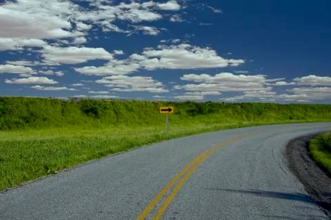 Curving Road Stock Photos