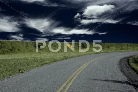 Curving Road Stock Photos