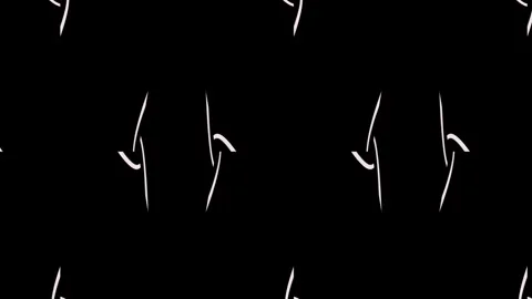 Curving stripes. Stock Footage 266698138