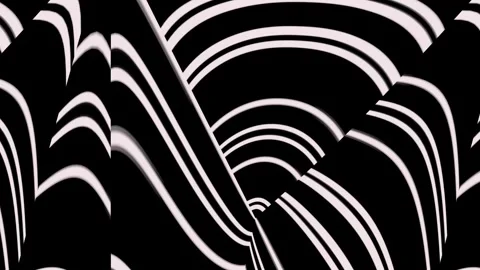 Curving stripes. Stock-Footage 266698204