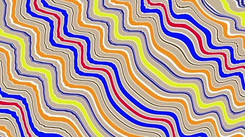 Curving stripes. Stock Footage 266708137