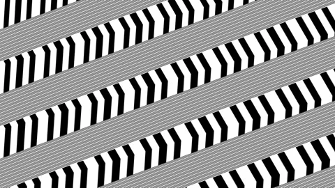 Curving stripes. Stock Footage 266945233