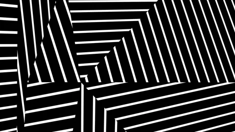 Curving stripes. Stock Footage 266969054