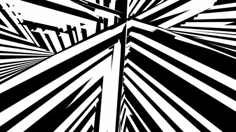 Curving stripes. Stock Footage 266969083