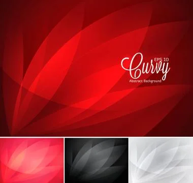 Curvy abstract background Stock Illustration