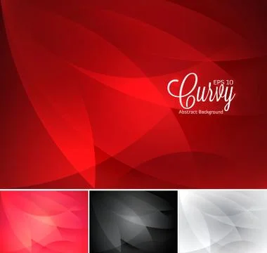 Curvy abstract background Stock Illustration